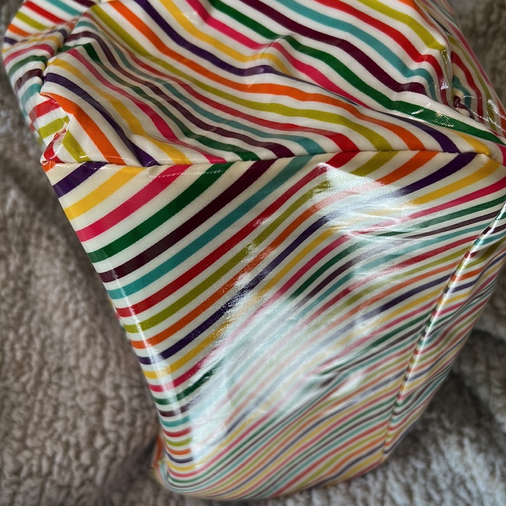 Authentic Kate Spade Colorful Striped Tote in Great Condition Inside and Out! - Picture 7 of 10